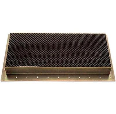 Kobber honeycomb afskærmningsventil