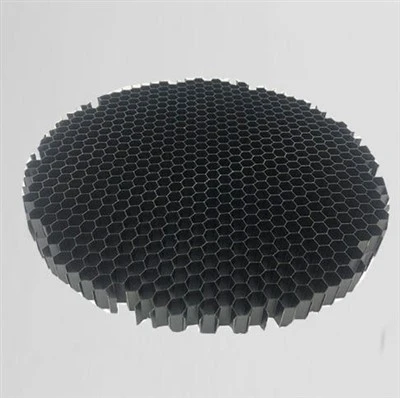 Rund aluminium honeycomb lys lamel